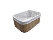 Dekoratif Çok Amaçlı Banyo Bambu 3 Lü Set Sepet